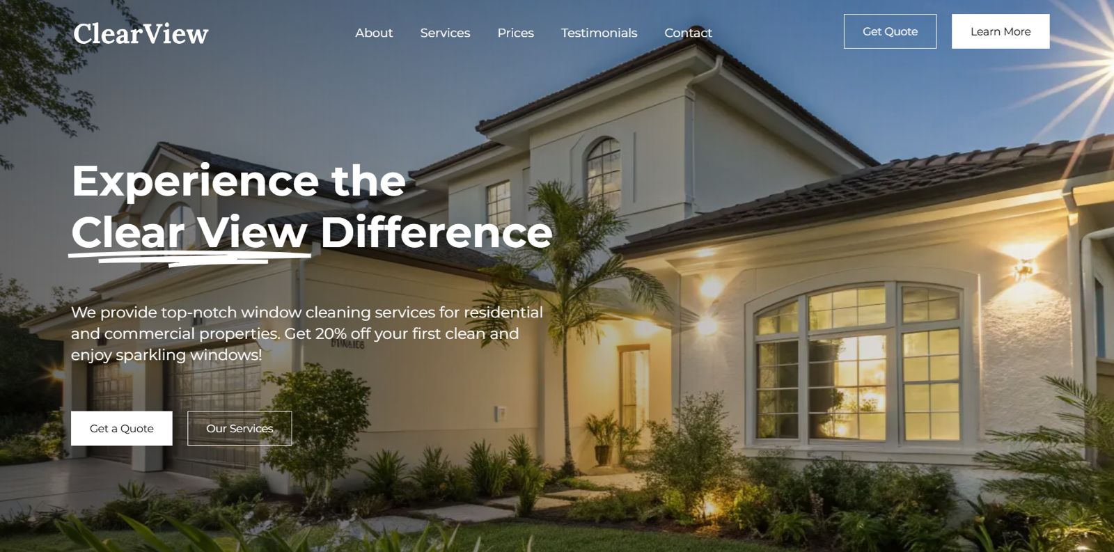 AI website builder interface showing professional website design mockup for UK businesses