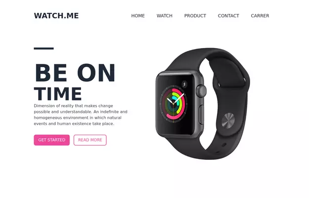 Informational website example 1